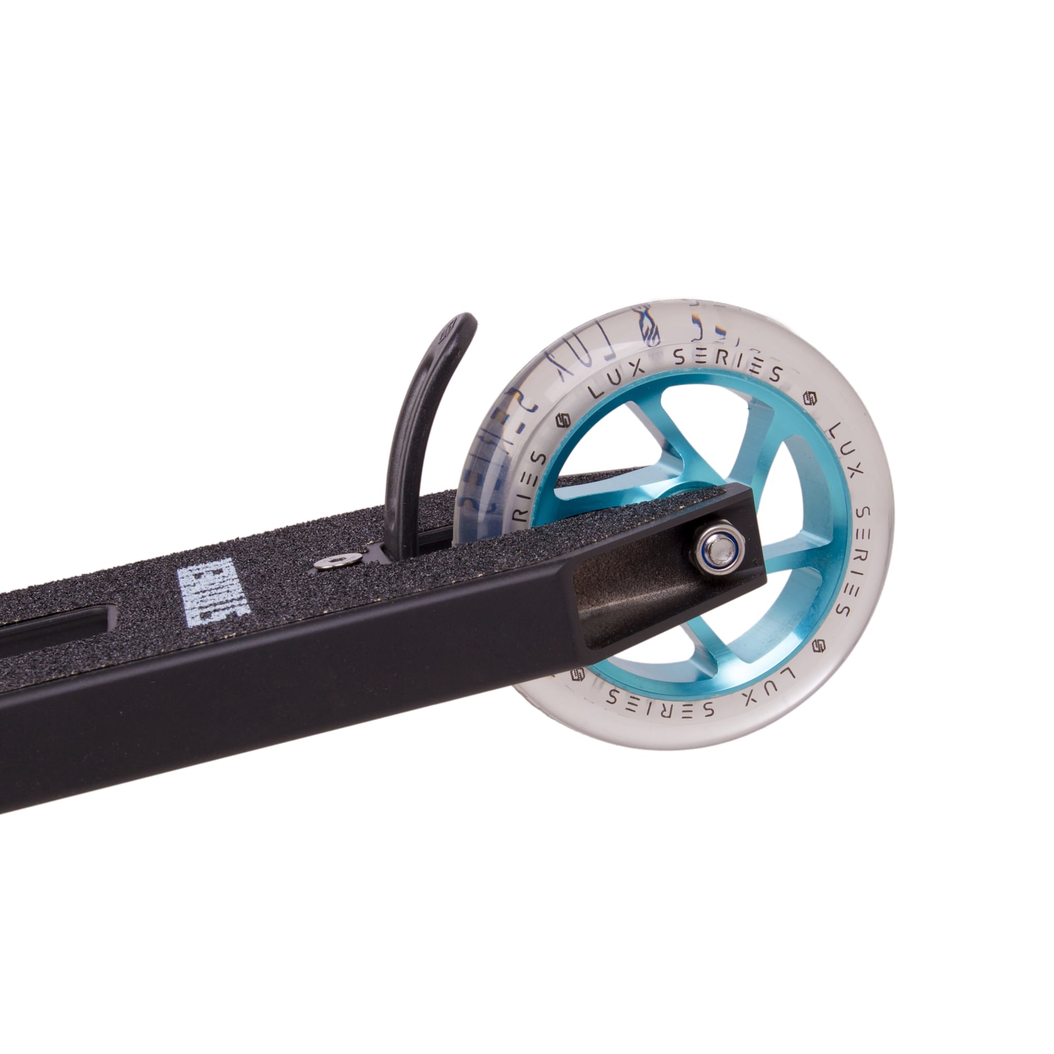 Striker Lux Trick Løbehjul - Clear/Teal-ScootWorld.dk