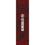 Striker 6.5" Griptape Til Løbehjul - Topo Swirl Red-ScootWorld.dk