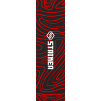 Striker 6.5" Griptape Til Løbehjul - Topo Swirl Red-ScootWorld.dk