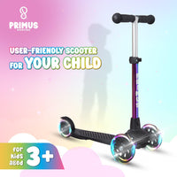 Primus Filius Trehjulet Løbehjul til Børn - Rainbow-ScootWorld.dk