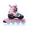 VENOR Ignite LED Kolečkové Brusle Dětské - Black/Pink