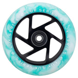 Striker Lux Spoked 110mm Hjul til Løbehjul - White/Teal-ScootWorld.dk