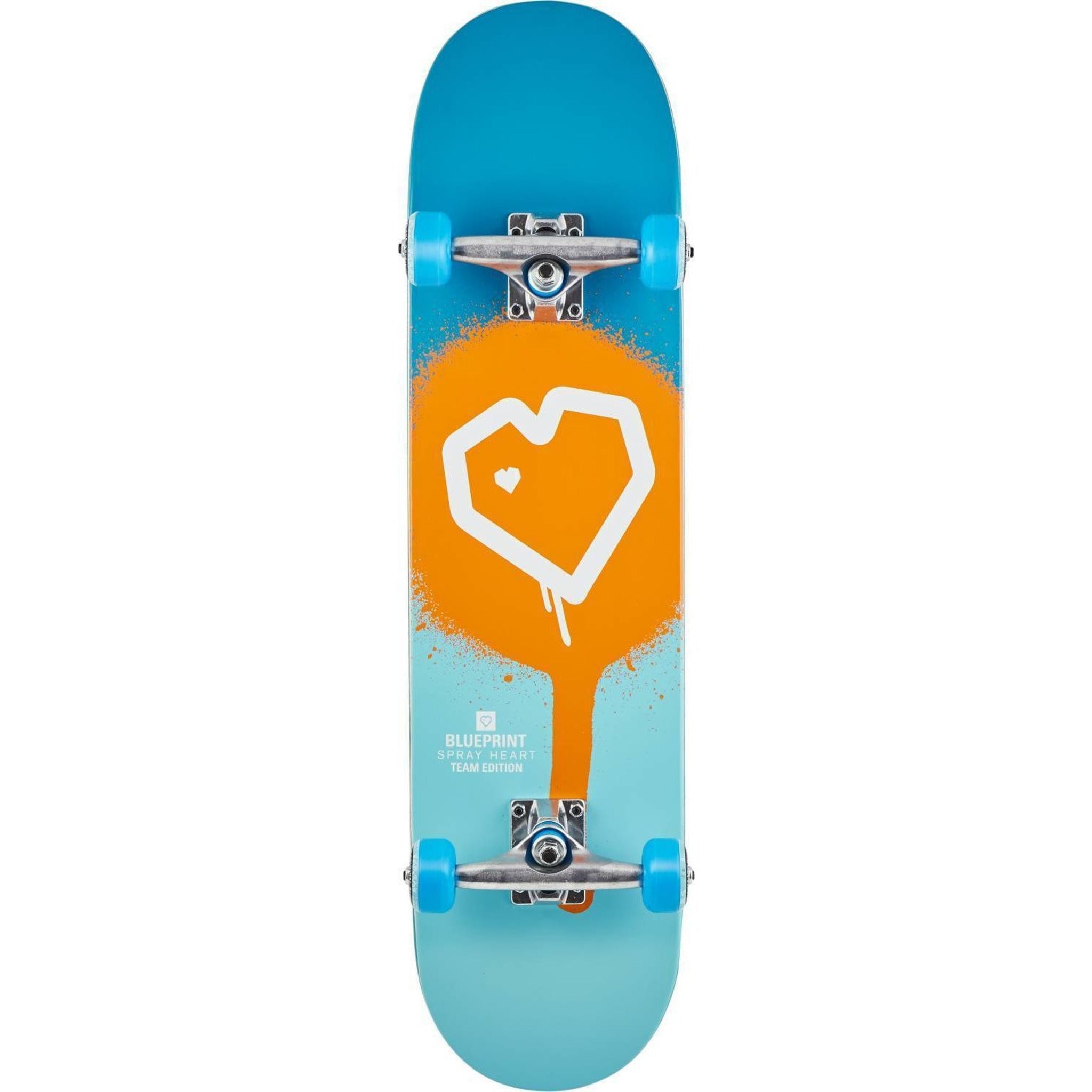 Blueprint Spray Heart Komplet Skateboard-ScootWorld.dk