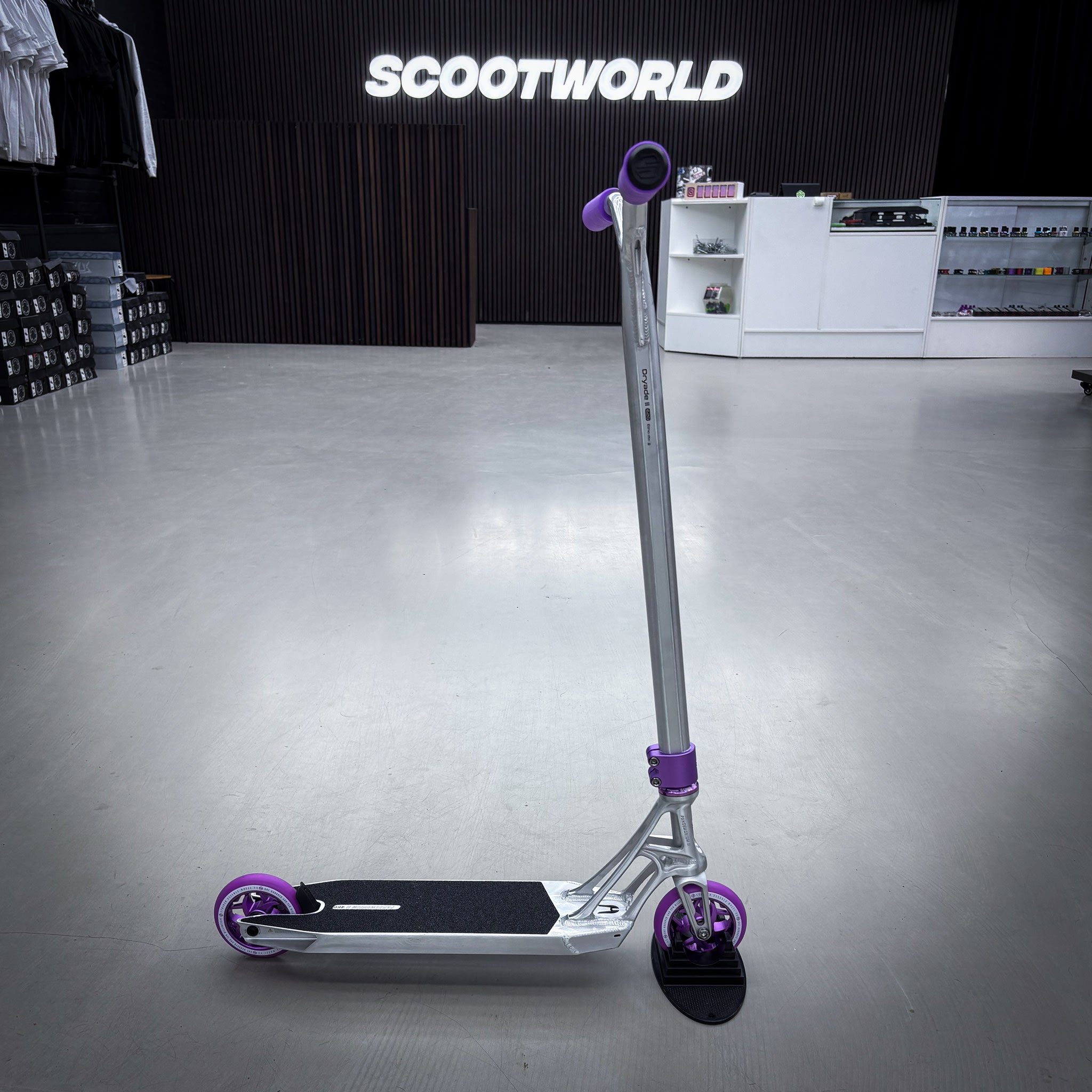 Striker Ethic Silver/Purple 460 Custom Build - Black/Purple-ScootWorld.dk