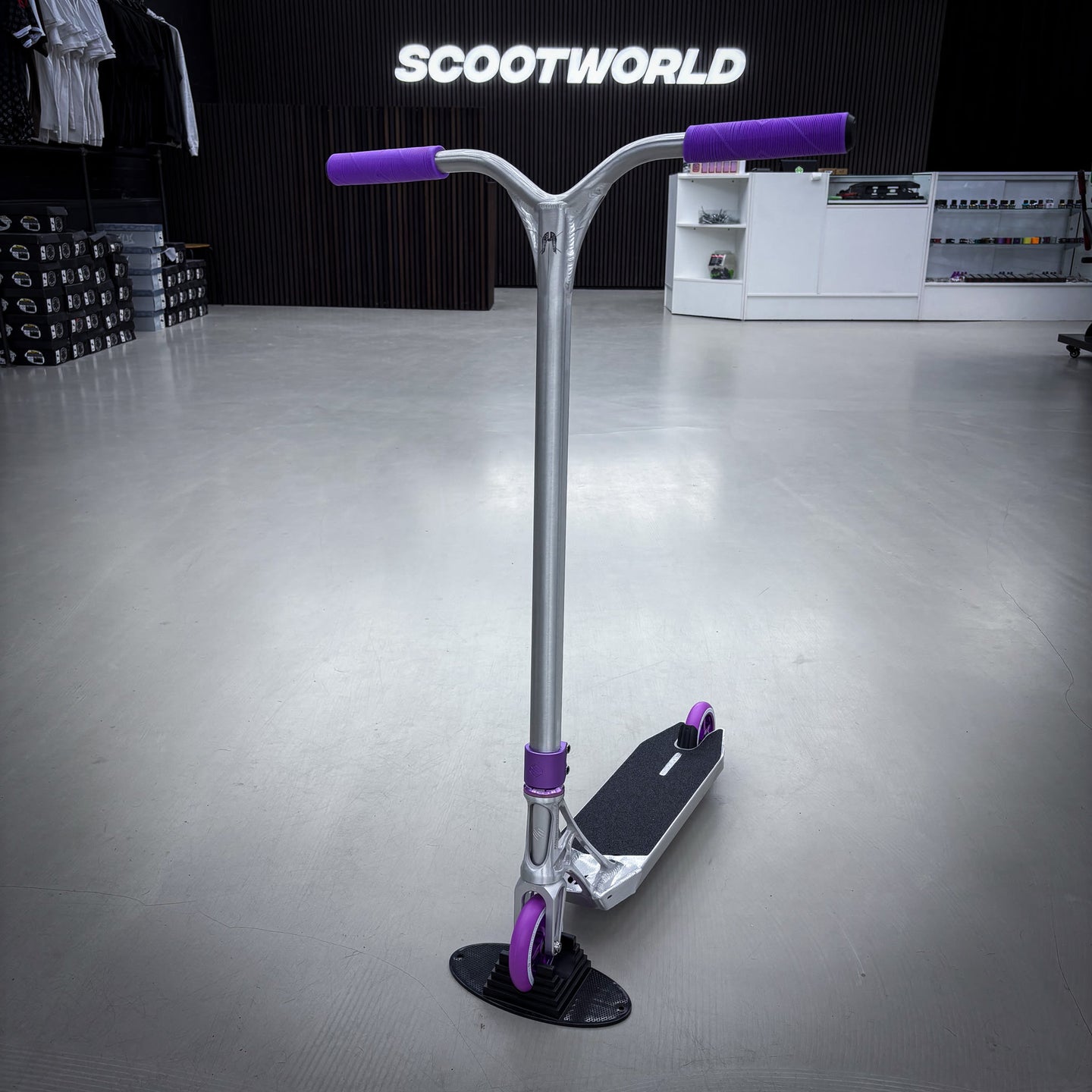 Striker Ethic Silver/Purple 500 Custom Build - Silver/Purple-ScootWorld.dk