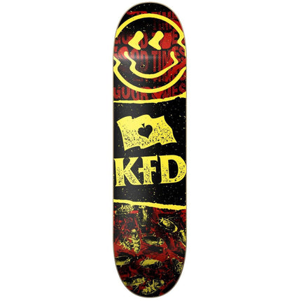 KFD Logo DIY Skateboard Deck - Red-ScootWorld.dk