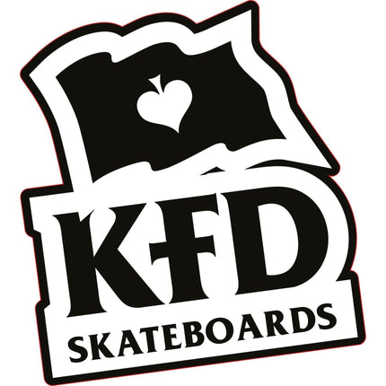 KFD Logo Sticker - Sort-ScootWorld.dk