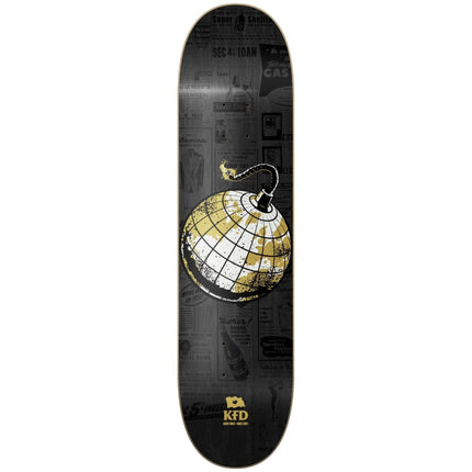 KFD Premium Bomb Skateboard Deck - Gold-ScootWorld.dk
