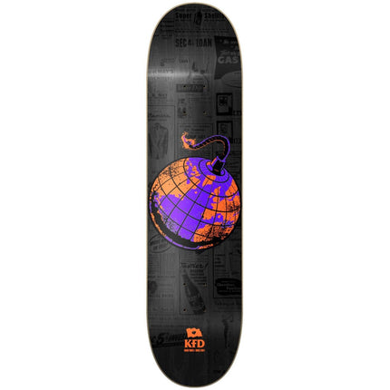 KFD Premium Bomb Skateboard Deck - Red-ScootWorld.dk