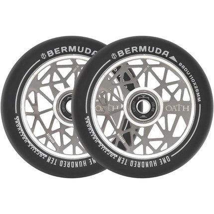 Oath Bermuda 110MM Hjul Til Løbehjul 2-Pak - Silver-ScootWorld.dk