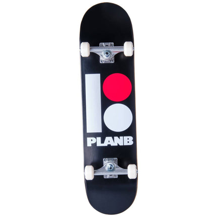 Plan B Team Komplet Skateboard - Black/Red/Grey-ScootWorld.dk