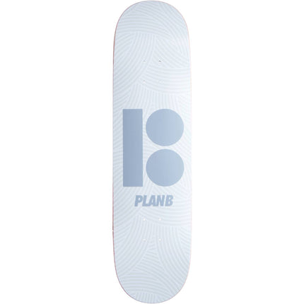 Plan B Team Texture Skateboard Deck - White-ScootWorld.dk