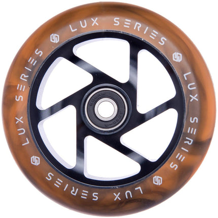 Striker Lux Spoked 110mm Hjul til Løbehjul - Black/Orange-ScootWorld.dk