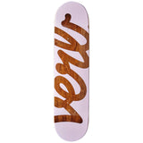 Verb Script Skateboard Deck - Pink-ScootWorld.dk