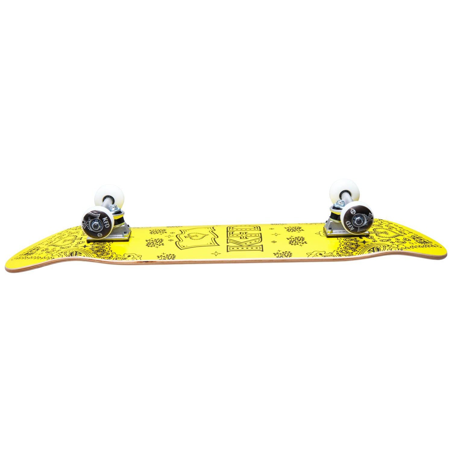 KFD Bandana Komplet Skateboard - Yellow-ScootWorld.dk