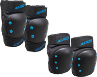 Alk13 Combo Pads - Black/Blue-ScootWorld.dk