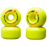 Autobahn Nexus 100A Skateboard Hjul 4-Pak - Yellow-ScootWorld.dk