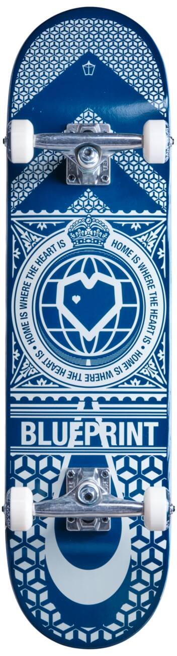 Blueprint Home Heart Kompletní skateboard - Blue/White