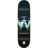 Plan B Way Waysworld Skateboard Deck - Black-ScootWorld.dk