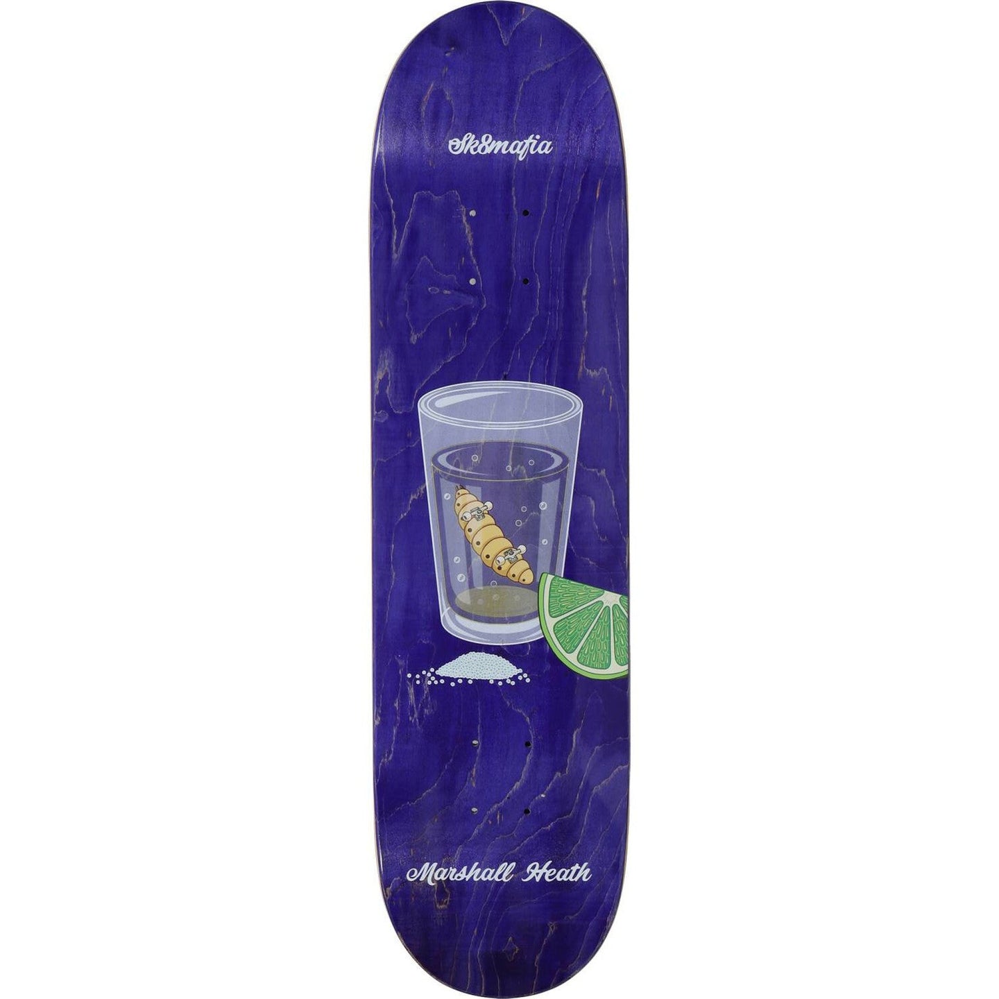 Sk8mafia Marshall Heath Hacked Skateboard Deck - Purple-ScootWorld.dk