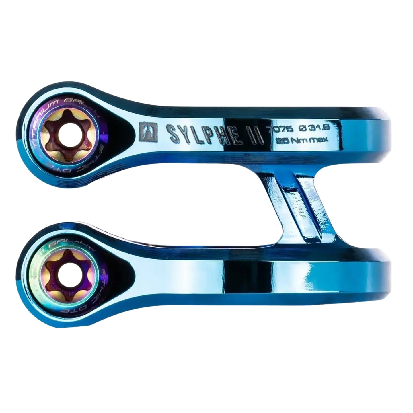 Ethic Sylphe V2 Clamp Til Løbehjul - Chrome Blue-ScootWorld.dk