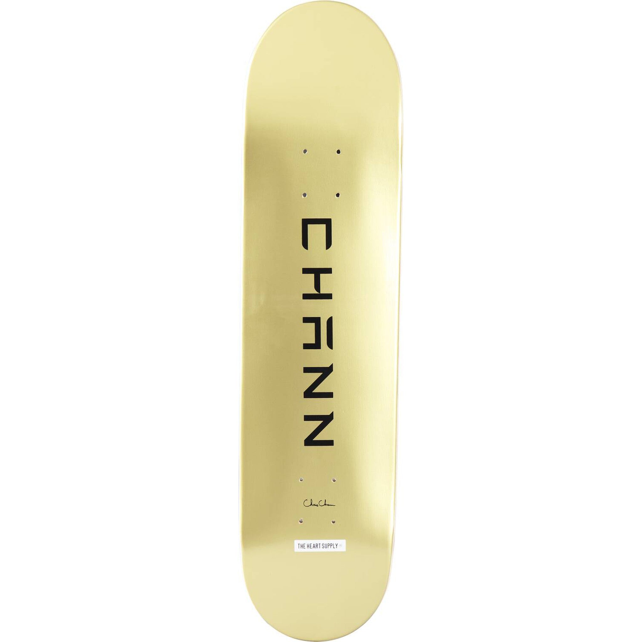 Heart Supply Chris Chann Pro Skateboard Deck - Golden-ScootWorld.dk