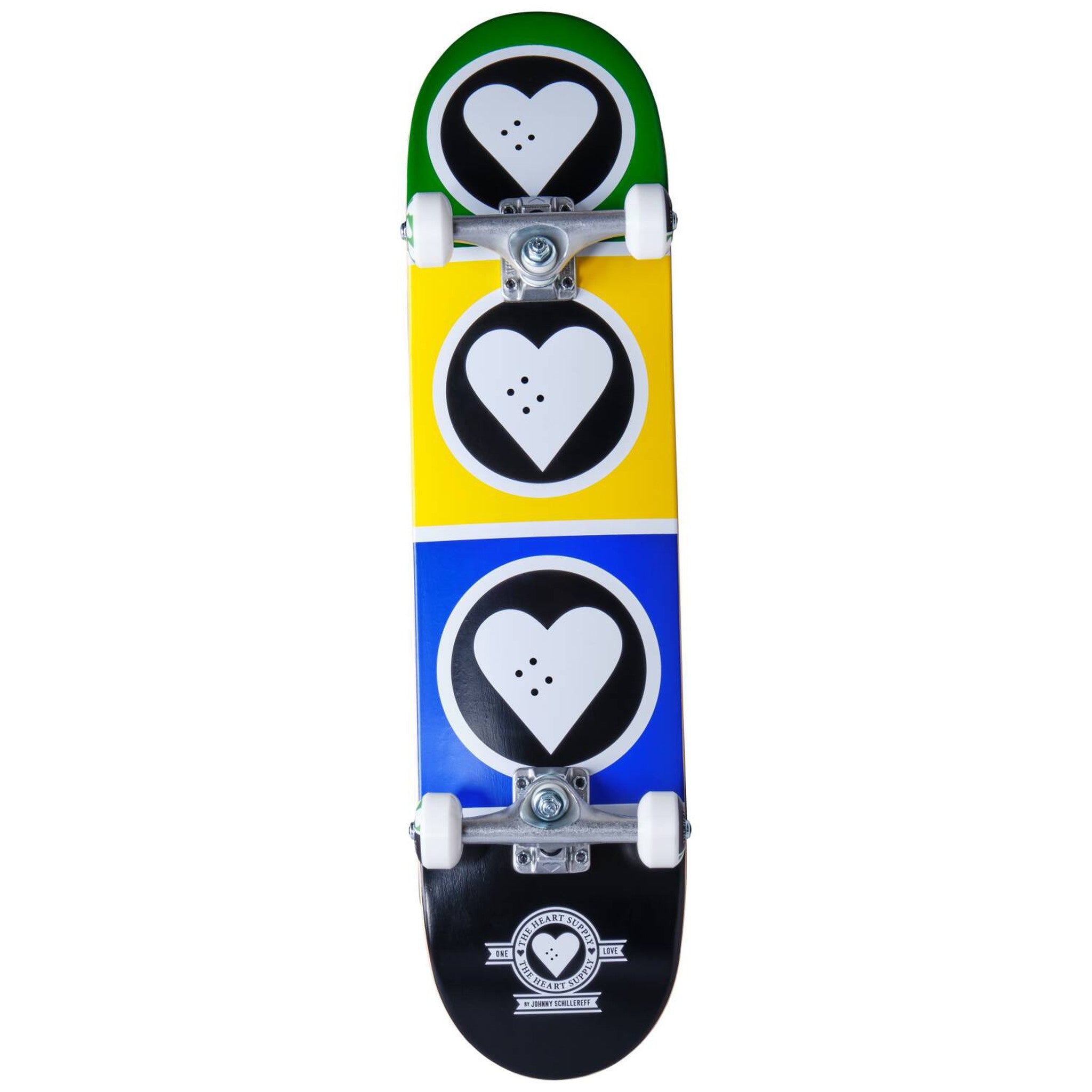 Heart Supply Squadron Skateboard Deck - Brazil-ScootWorld.dk