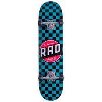 RAD Checkers Komplet Skateboard - Teal-ScootWorld.dk