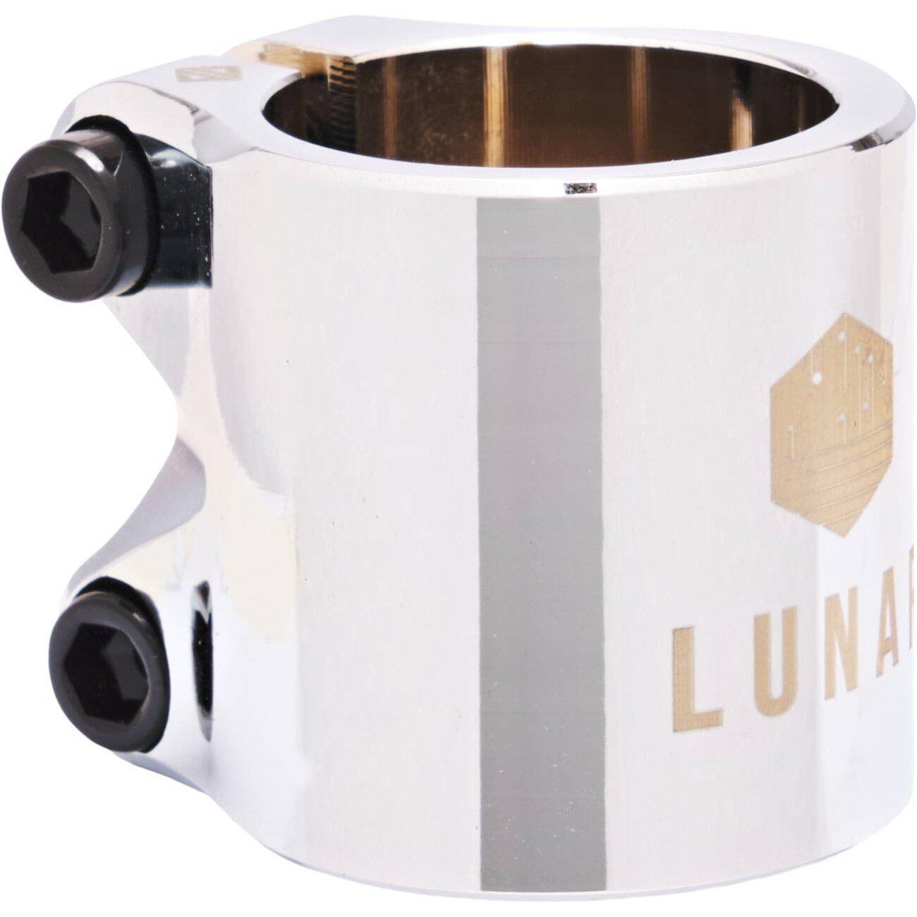 Drone Lunar Double Clamp Til Løbehjul - Chrome-ScootWorld.dk