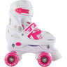 Roces Quaddy 2.0 Justerbar Rulleskøjter Děti - White/Pink