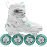 Roces Moody TIF Kolečkové Brusle Dívčí - White/Aqua