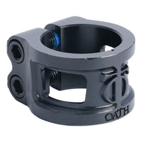 Oath Cage V2 Alloy 2 Bolt Double Clamp Til Løbehjul - Black-ScootWorld.dk