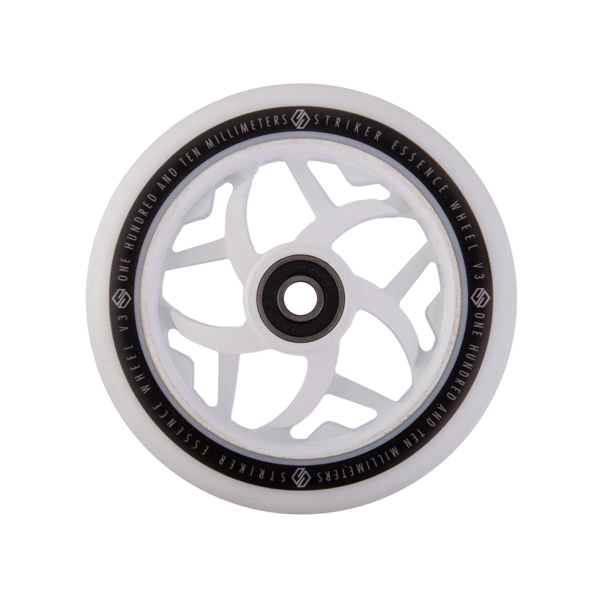 Striker Essence V3 Colorblast PU 110mm Hjul Til Løbehjul - White-ScootWorld.dk