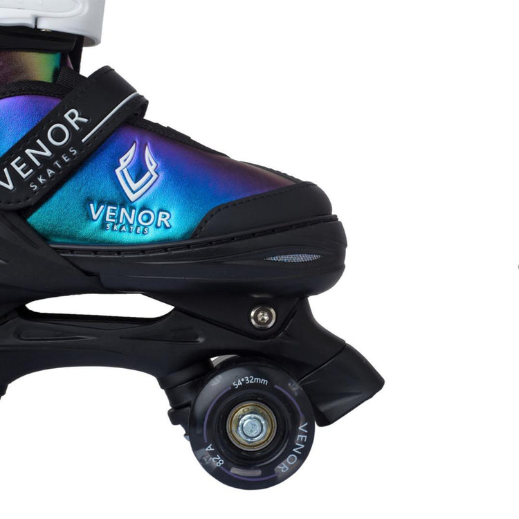VENOR Ignite LED Side-By-Side Rulleskøjter - Chameleon Rainbow-ScootWorld.dk