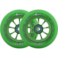 River Glide Emerald Hjul Til Løbehjul 2-Pak - Green-ScootWorld.dk