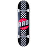 RAD Checker Stripe Kompletní skateboard - Black