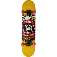 KFD Young Gunz Komplet Skateboard - Bagde Yellow-ScootWorld.dk