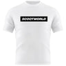 Tričko s logem ScootWorld Box - bílé/černé